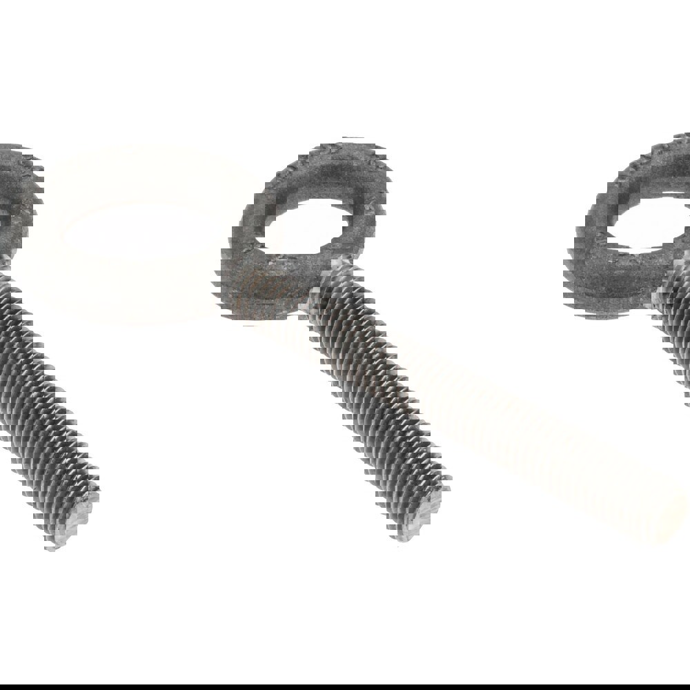 Fixed Lifting Eye Bolt: Without Shoulder, 2,600 lb Capacity, 1/2-13 Thread, Grade C-1035 Forged Steel